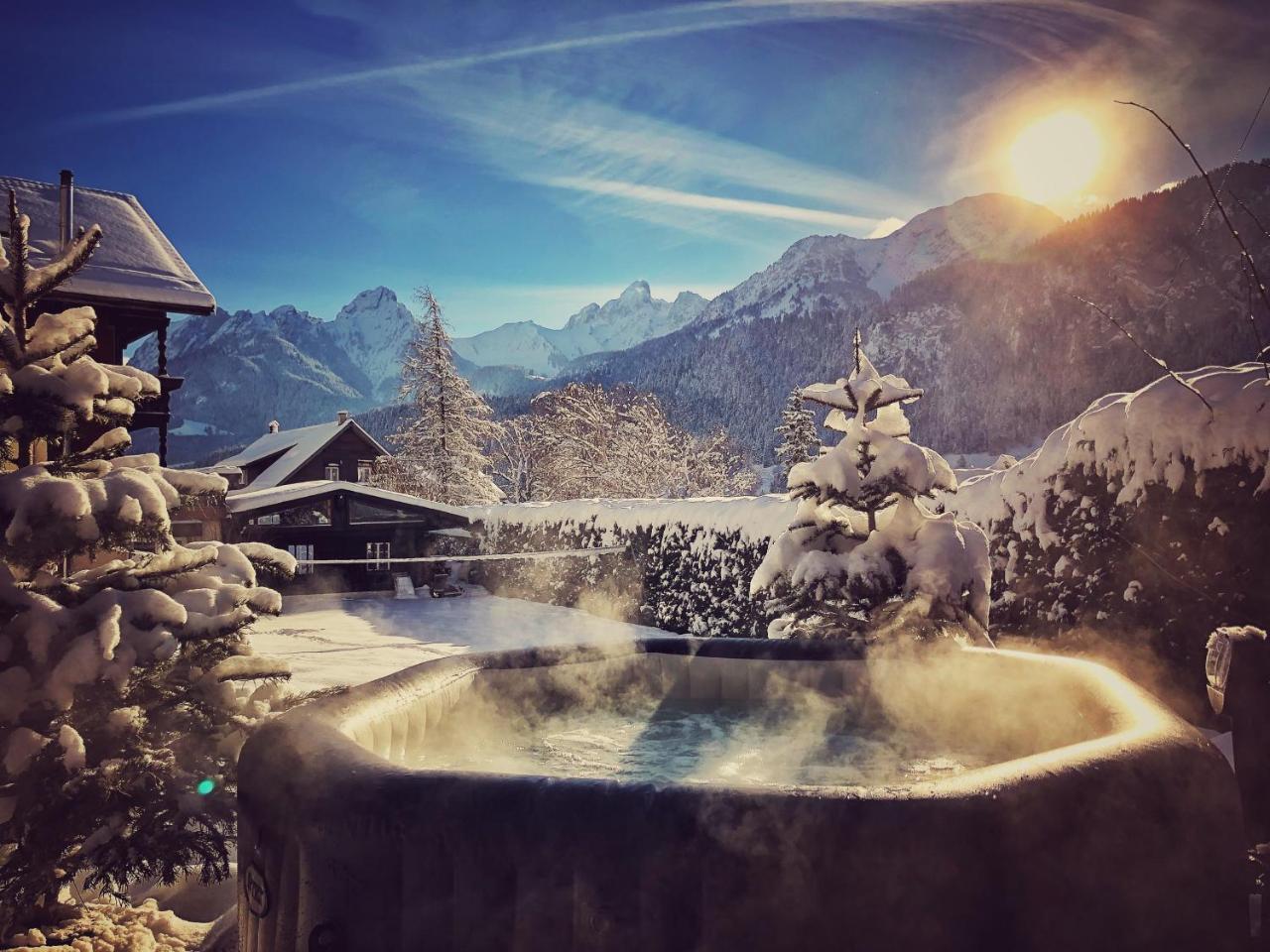 Family B&B Le Vieux Chalet Chateau-d'Oex Ngoại thất bức ảnh